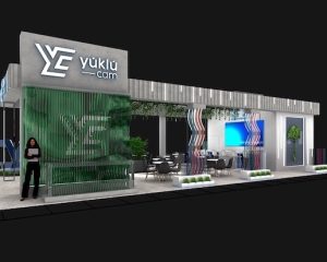 Yüklü Cam Fuar Stand Tasarımı | Tüyap Kapı Pencere Fuarı
