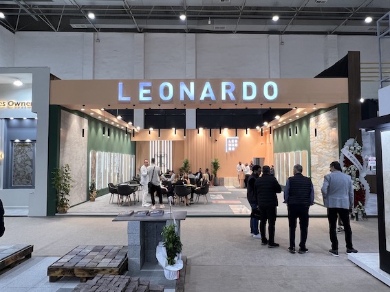 Leonardo Mermer Fuar Standı | marble İzmir fuar standları - Görsel 4
