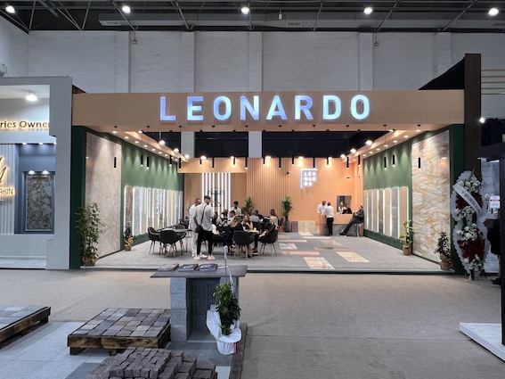 Leonardo Mermer Fuar Standı | marble İzmir fuar standları - Görsel 9