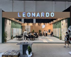 Leonardo Mermer Fuar Standı | marble İzmir fuar standları